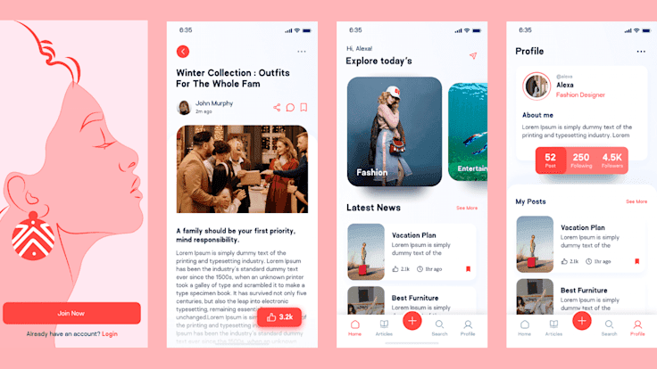 Multi-theme design system tokens and mobile UI components in Figma